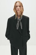 TAILORED BUTTON-UP VEST OVERSIZED