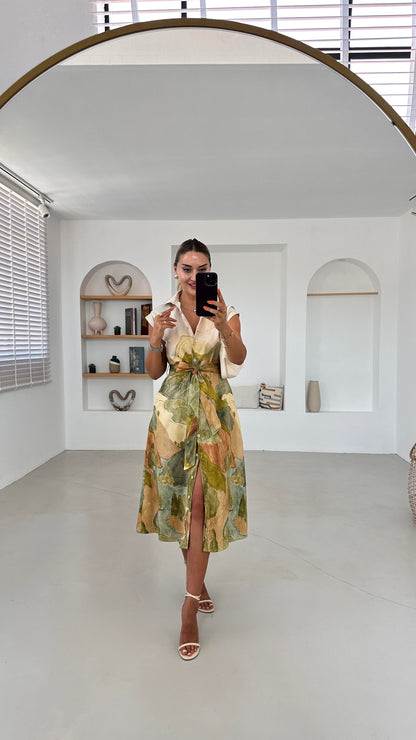 ROBE BOTANIQUE – ÉLÉGANCE NATURELLE