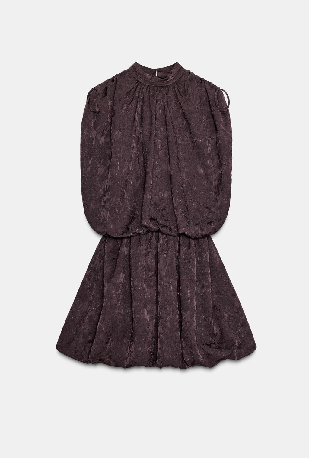 [B4] ZARA ROBE MINI VOLUME JACQUARD