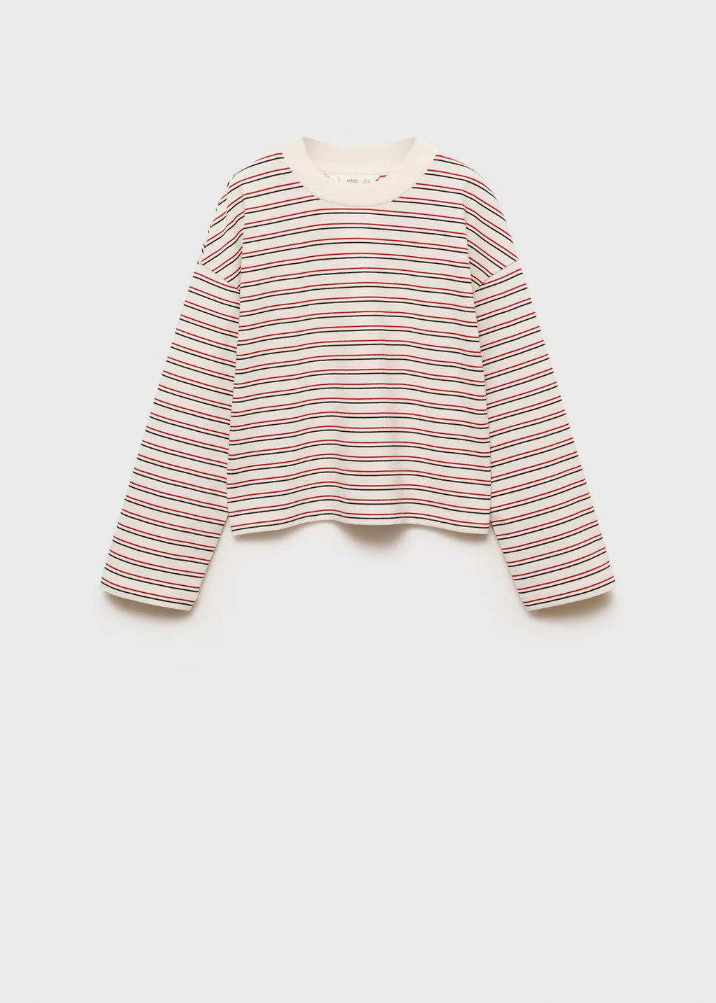 STRIPED PRINT T-SHIRT