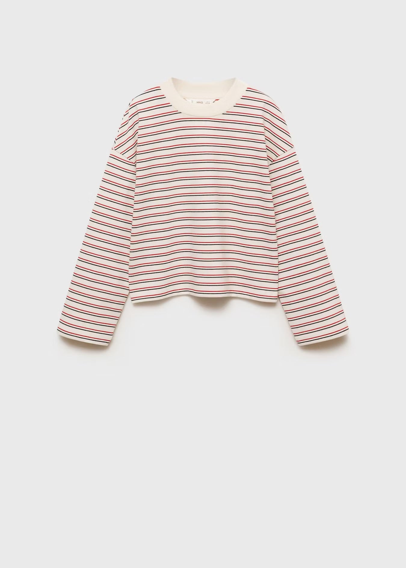 STRIPED PRINT T-SHIRT