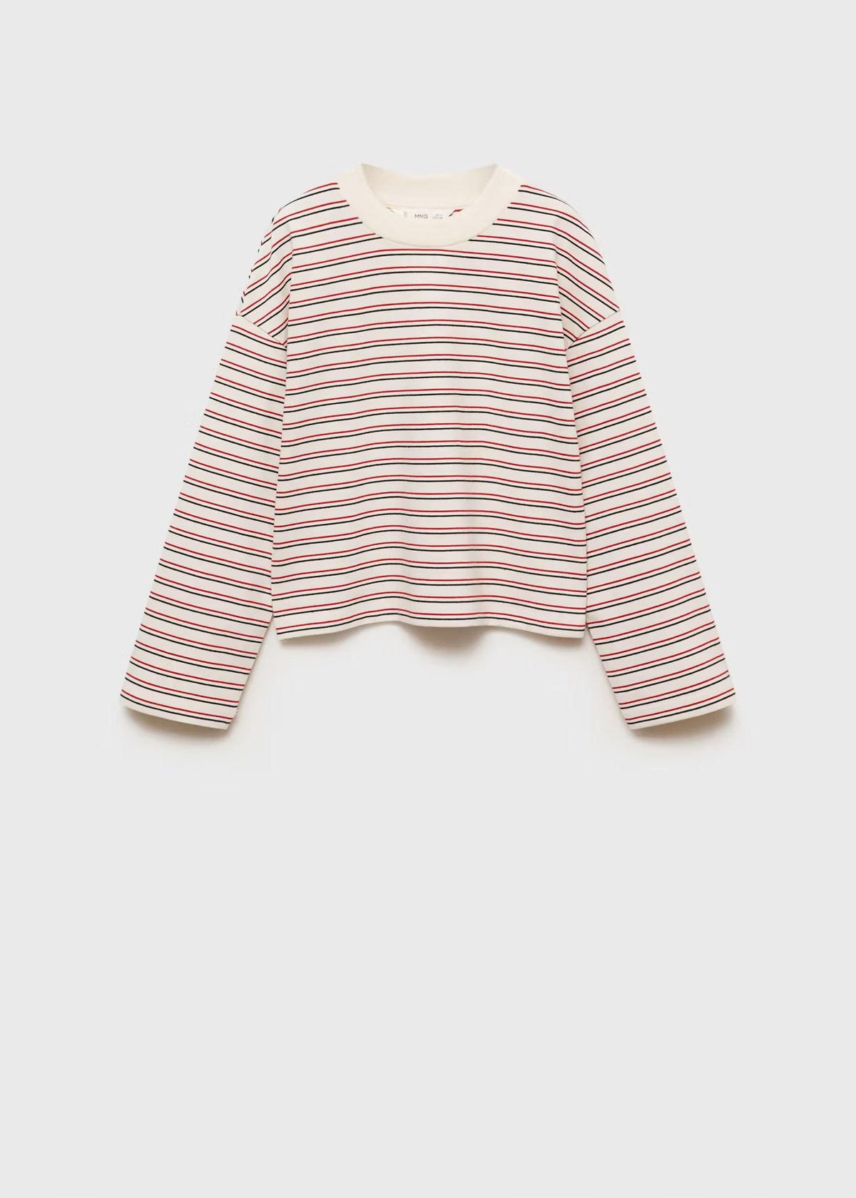 STRIPED PRINT T-SHIRT