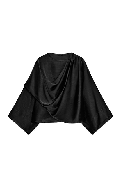 [A2] ASYMMETRIC DRAPED TOP