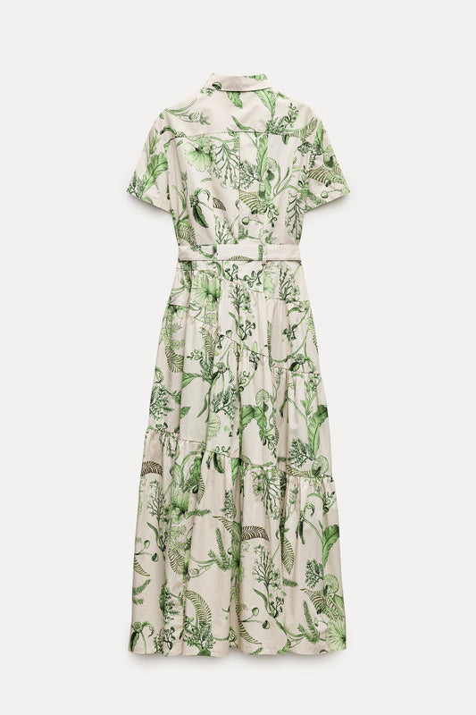 Robe Chemise Fleurie