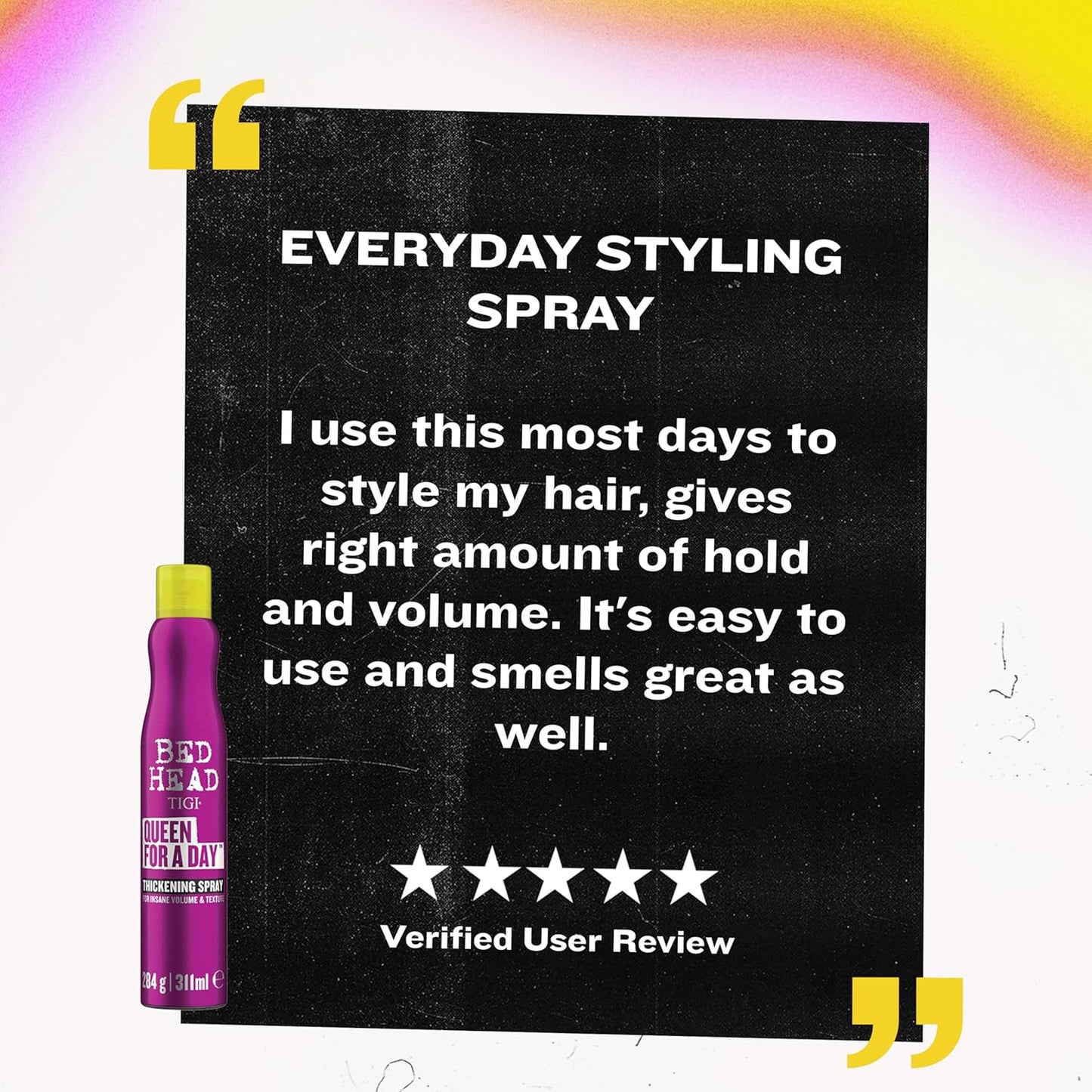 QUEEN FOR A DAY – SPRAY VOLUMISANT CHEVEUX FINS – EFFET ÉPAISSISSANT – 311 ML