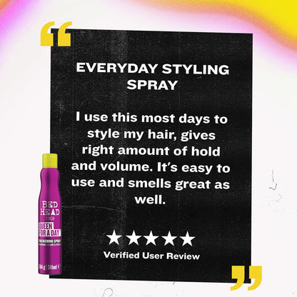 QUEEN FOR A DAY – SPRAY VOLUMISANT CHEVEUX FINS – EFFET ÉPAISSISSANT – 311 ML