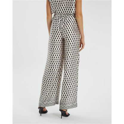 Boho Print Wide-Leg Trousers