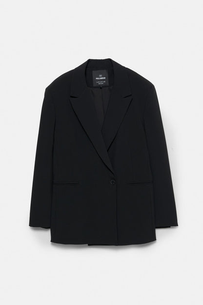 TAILORED BUTTON-UP VEST OVERSIZED