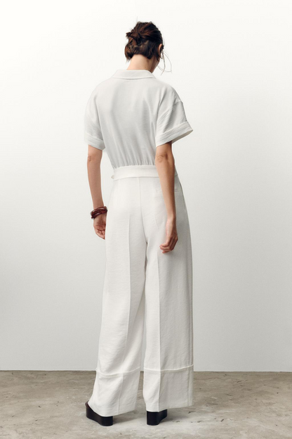 CREPE JUMPSUIT – ELEGANT FLOWY FIT