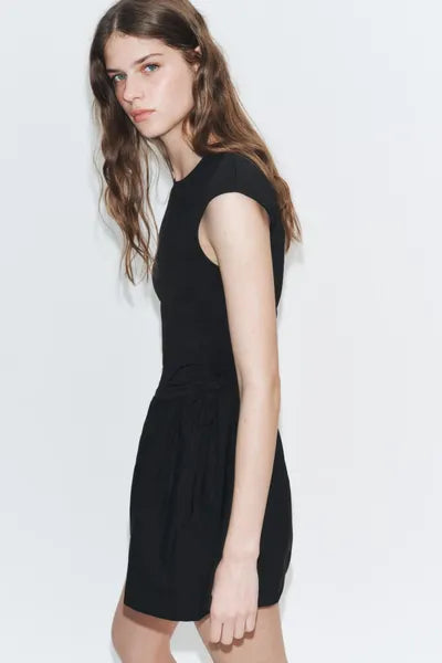 Short combination dress