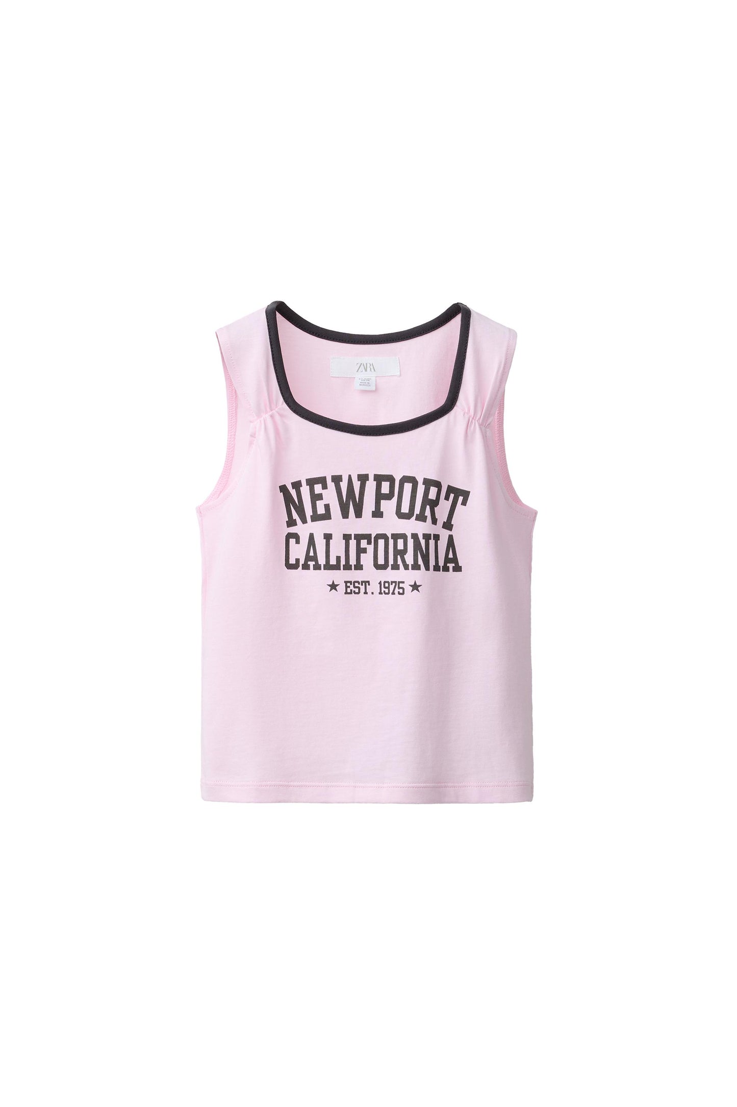 SLOGAN T-SHIRT WITH CONTRAST TRIMS