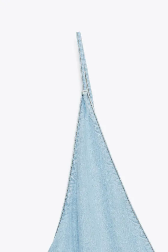 FLOWING DENIM DRESS