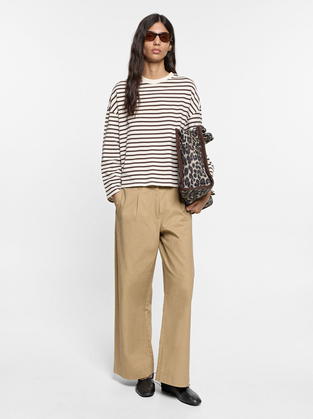 COTTON JUMPER WITH STRIPS