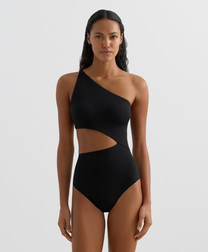 ASYMMETRIC TIE-DETAIL TRIKINI – ELEGANT CUT