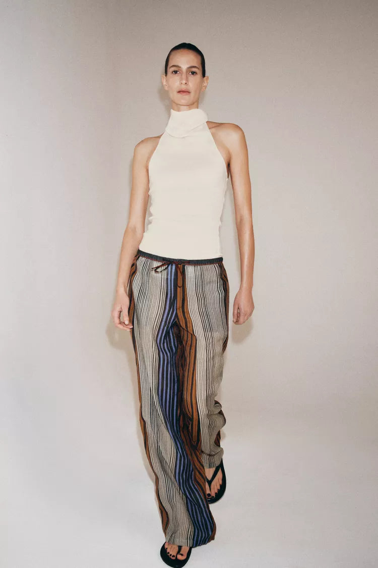 [X5]  PYJAMA STYLE TROUSERS – ZW COLLECTION