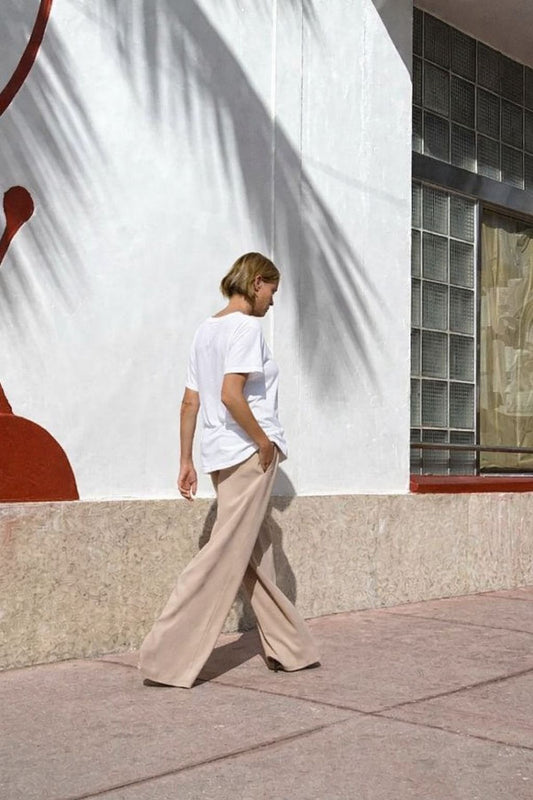 PANTALON WIDE LEG FLUIDE