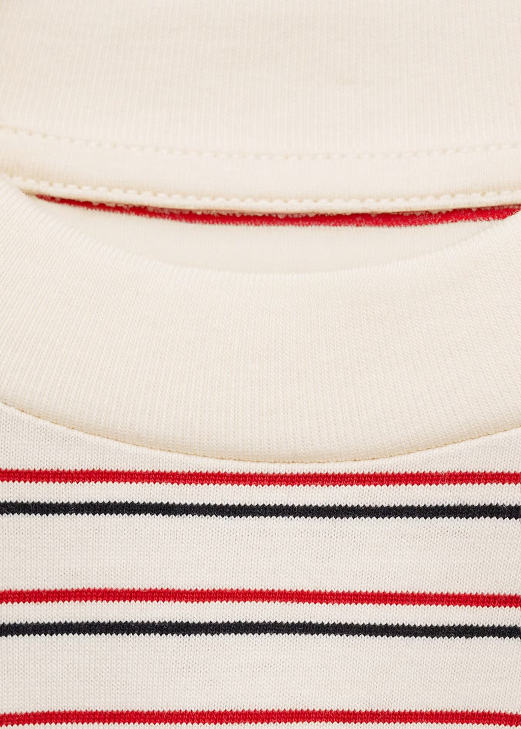 STRIPED PRINT T-SHIRT