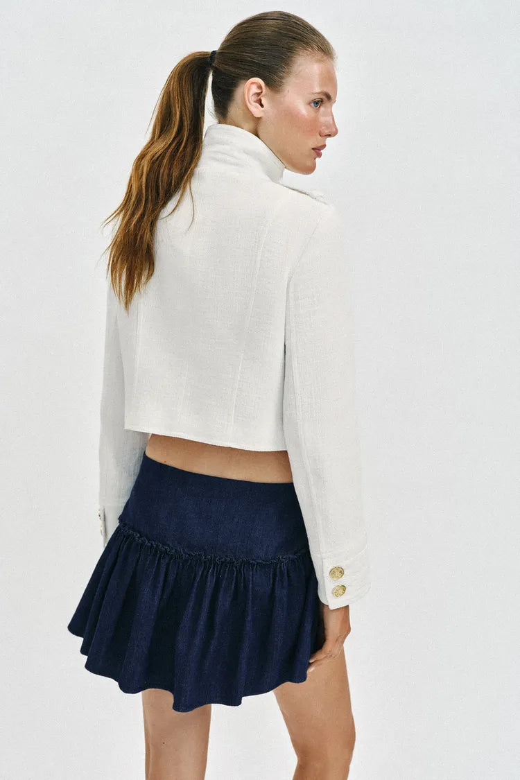 GOLD BUTTON DOUBLE-BREASTED JACKET