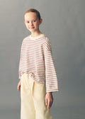 STRIPED PRINT T-SHIRT