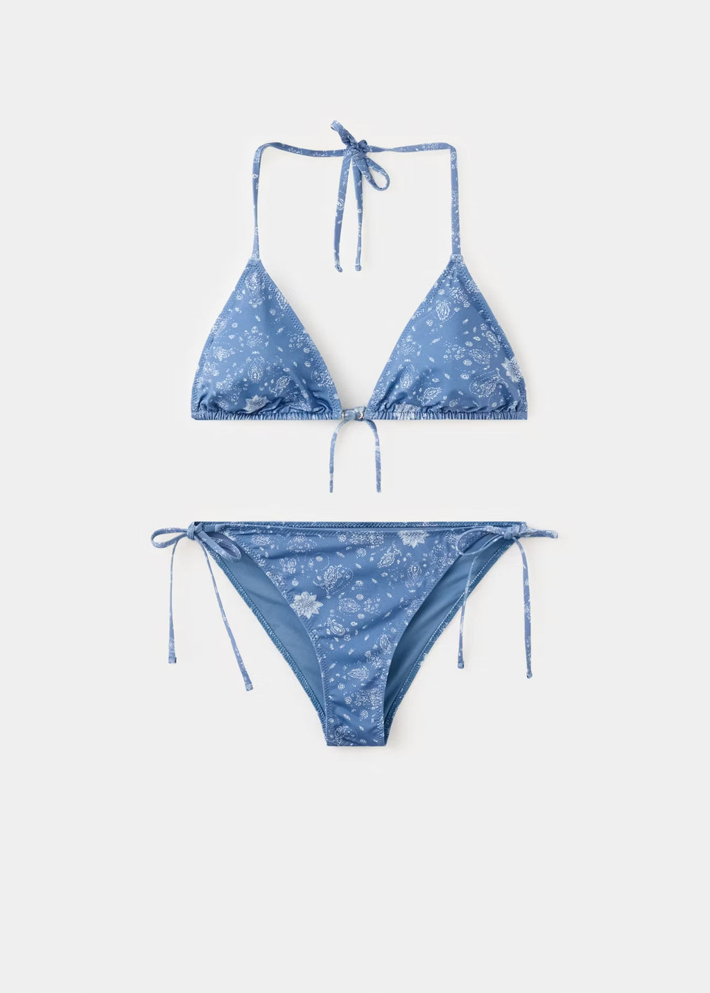 Tropical Print Bikini Set – Flattering Cut, view 1 of 4