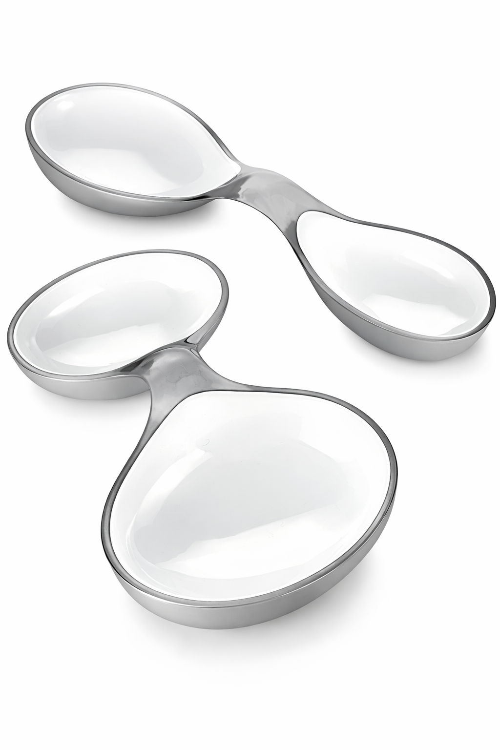LOT DE 2 PLATS APÉRITIF GLAM/VINTAGE | GUZZINI