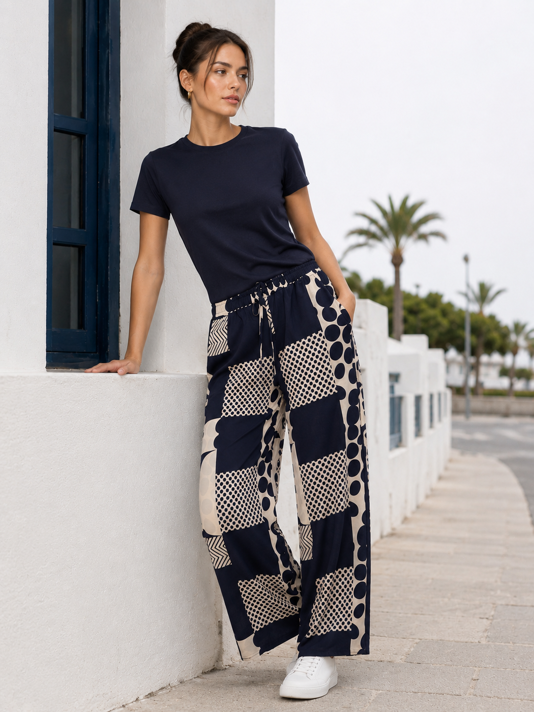 [C9] FLOWY PRINTED PANTS | PATTERNED