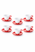 ENSEMBLE DE 6 TASSES À CAFÉ BELLE ÉPOQUE | GUZZINI
