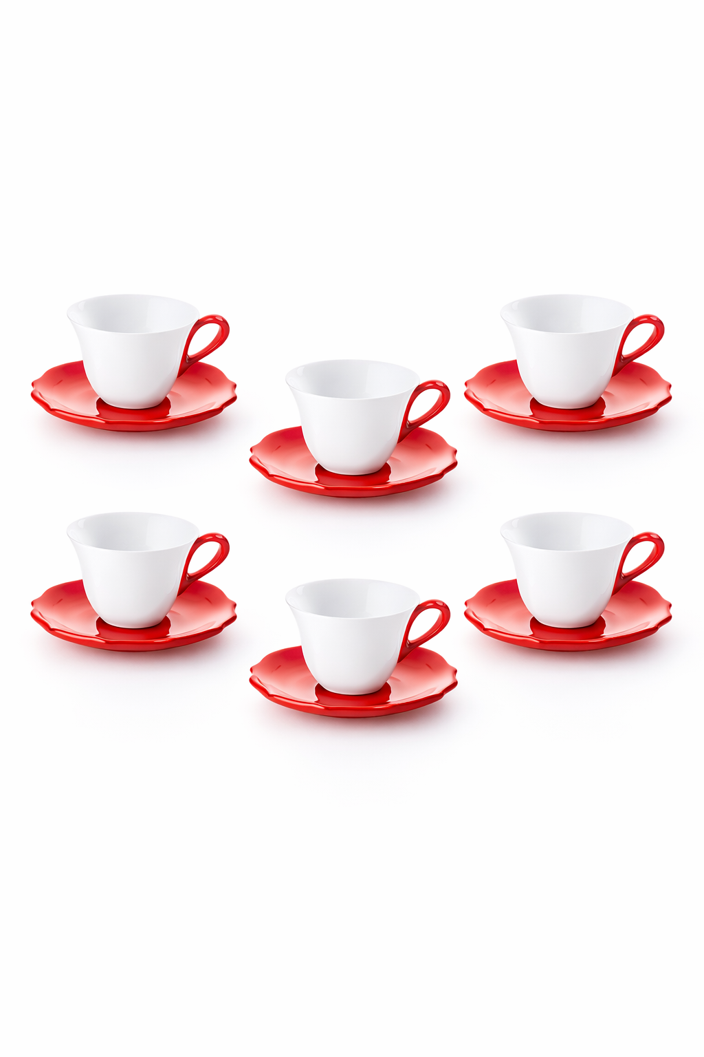 ENSEMBLE DE 6 TASSES À CAFÉ BELLE ÉPOQUE | GUZZINI