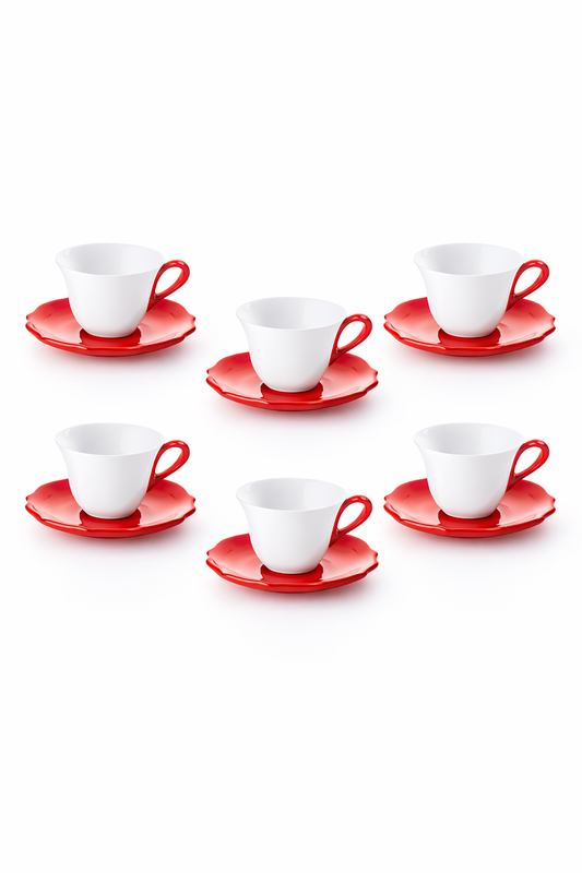 ENSEMBLE DE 6 TASSES À CAFÉ BELLE ÉPOQUE | GUZZINI