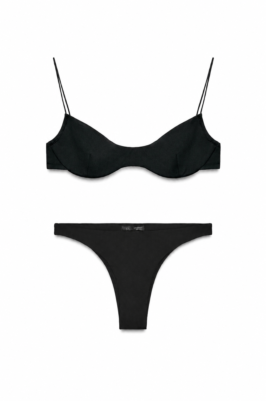 MINIMAL BIKINI WITH UNDERWIRE | Black