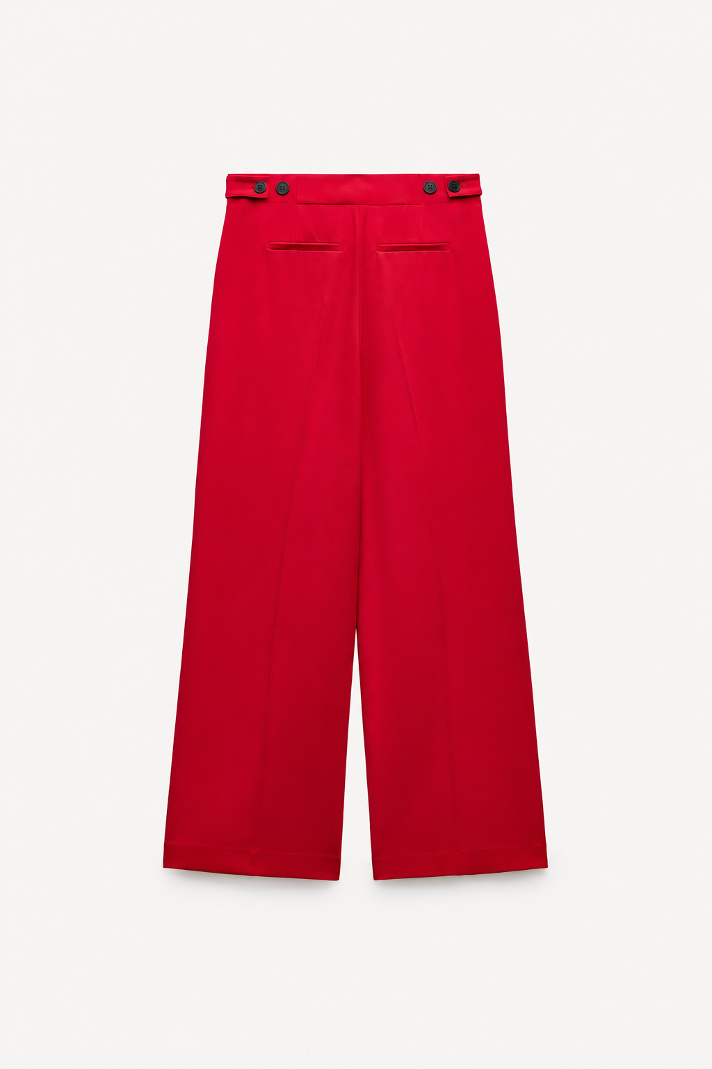 ZW COLLECTION WIDE-LEG PLEATED TROUSERS
