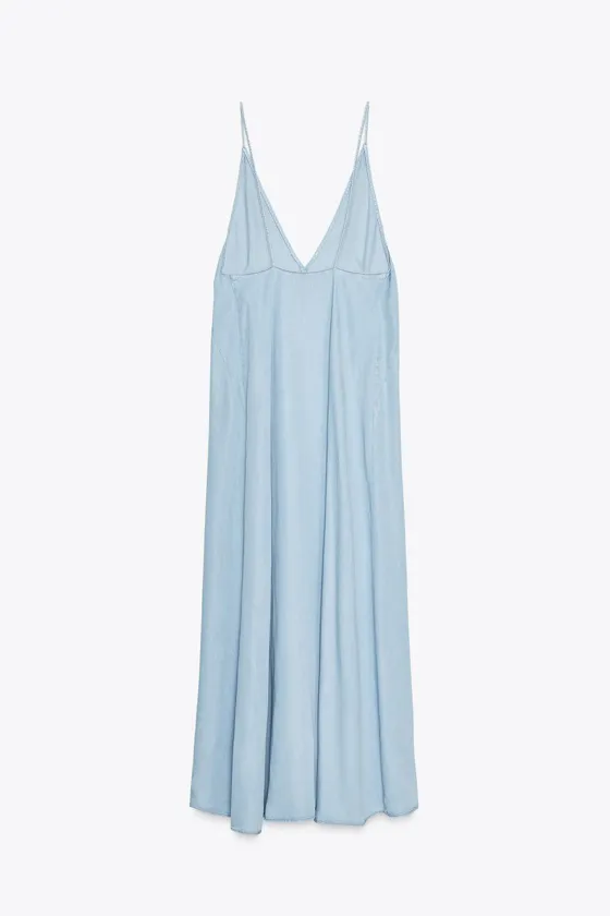 FLOWING DENIM DRESS