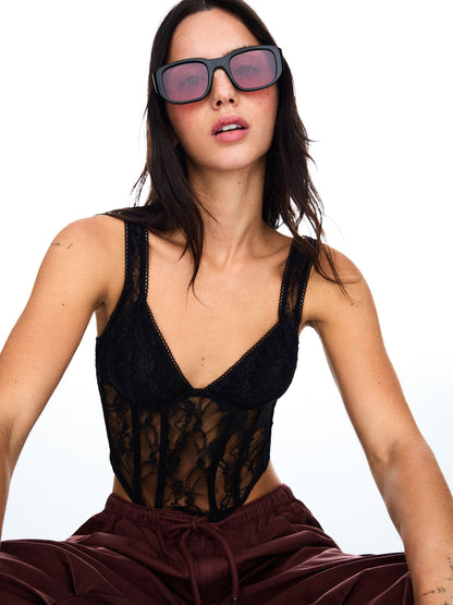 LACE CORSET TOP