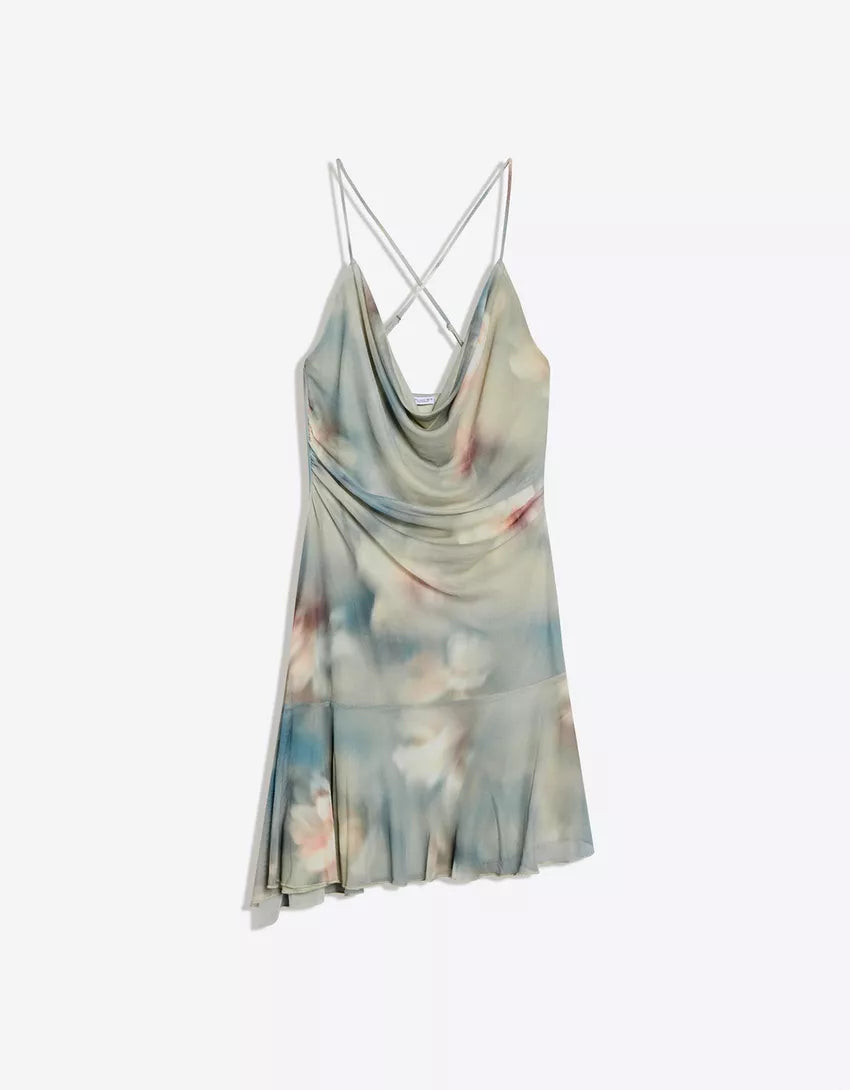 [B2] MINI STRAPPY DRESS