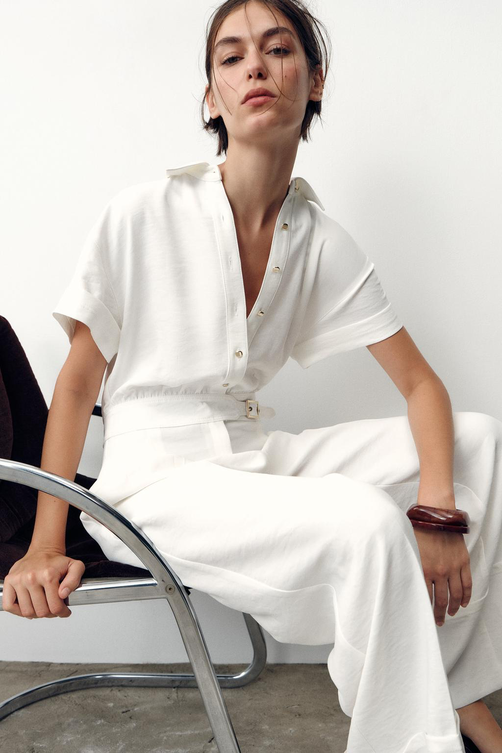 CREPE JUMPSUIT – ELEGANT FLOWY FIT