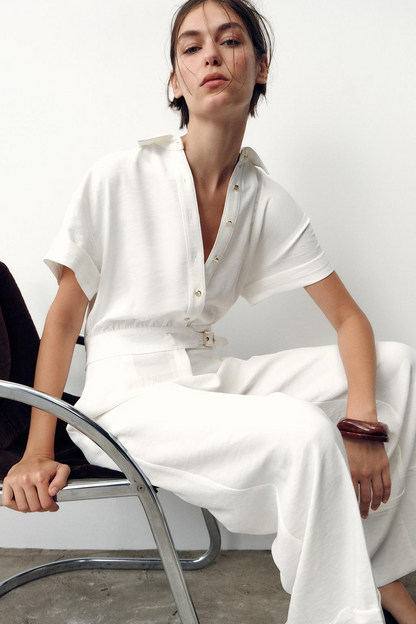 CREPE JUMPSUIT – ELEGANT FLOWY FIT