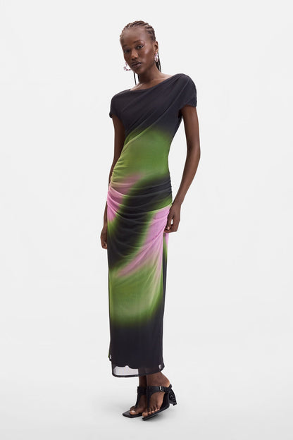 [X2] GRADIENT TULLE DRESS