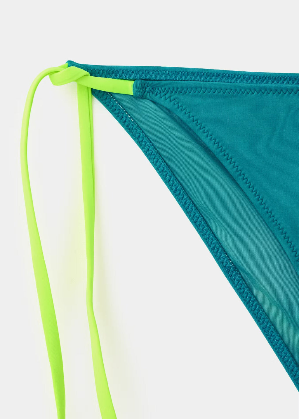 Two-Tone Medium-Rise Bikini Set, view 5 of 5