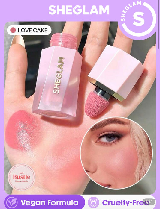 Liquid blush love cake