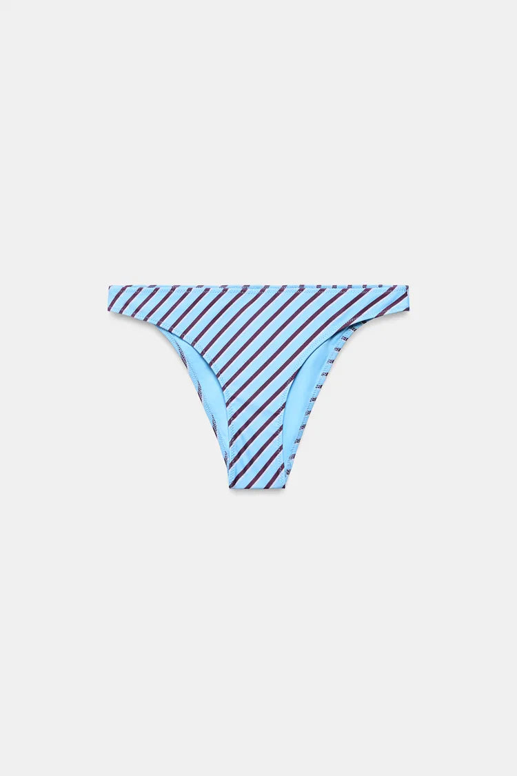 Striped Halter Bikini Set, view 5 of 6