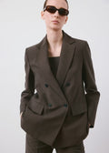 LYOCELL STRAIGHT-CUT SUIT BLAZER