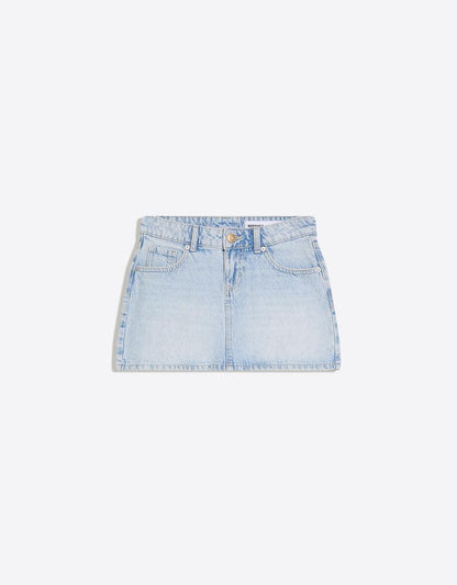 DENIM MINI SKIRT