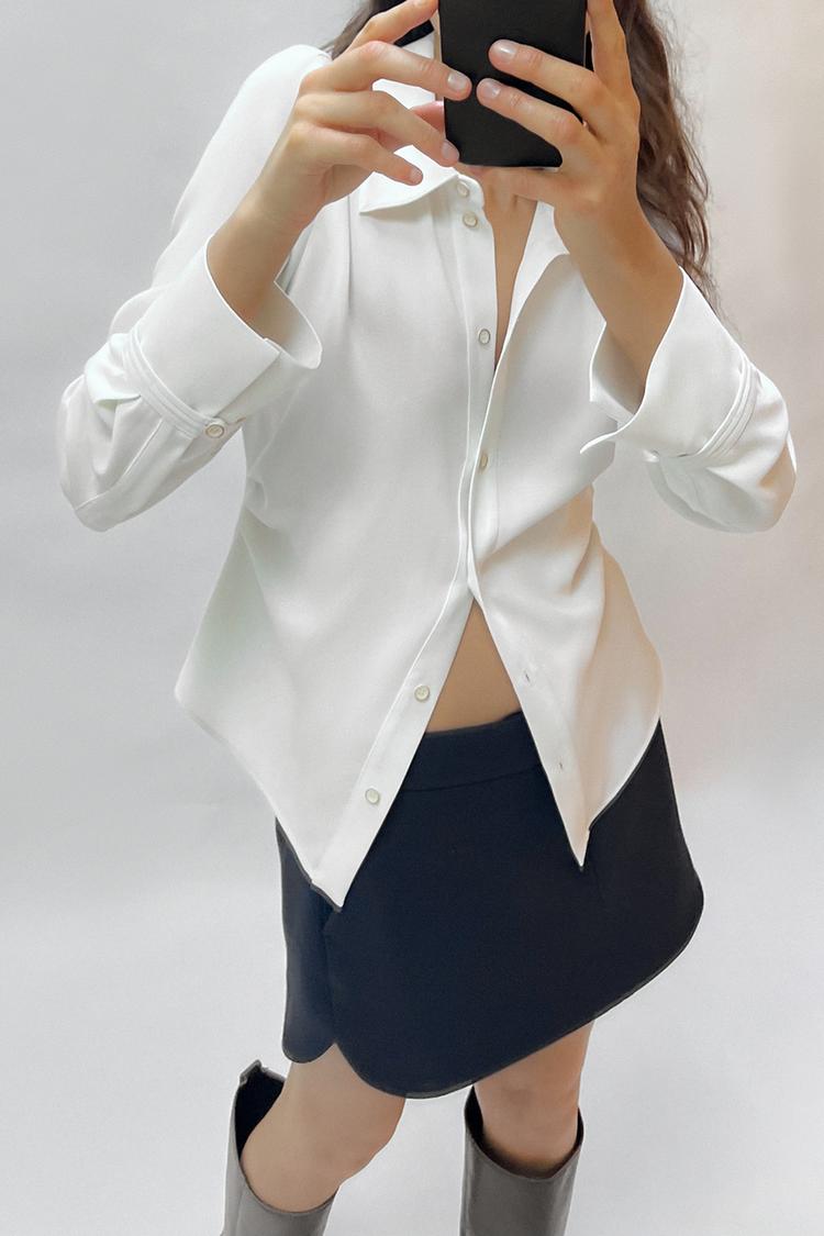 [A3] CREPE SHIRT