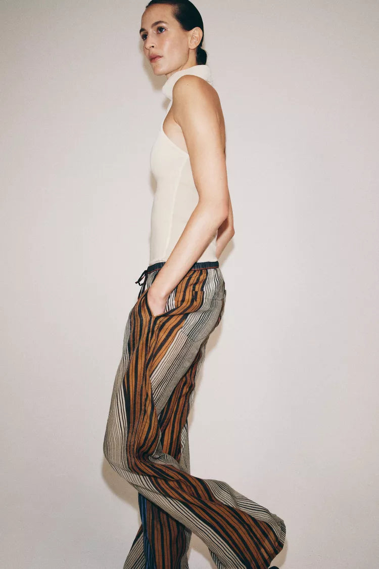 [X5]  PYJAMA STYLE TROUSERS – ZW COLLECTION