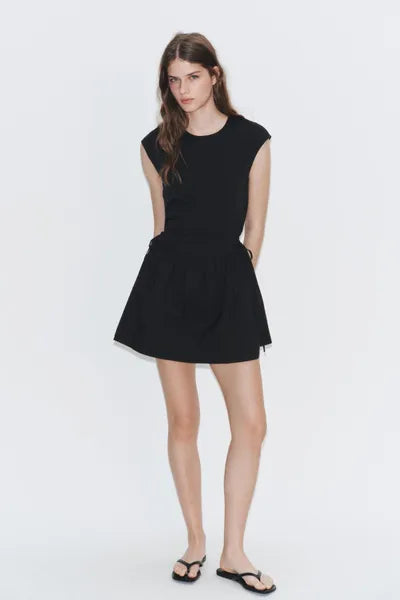 Short combination dress