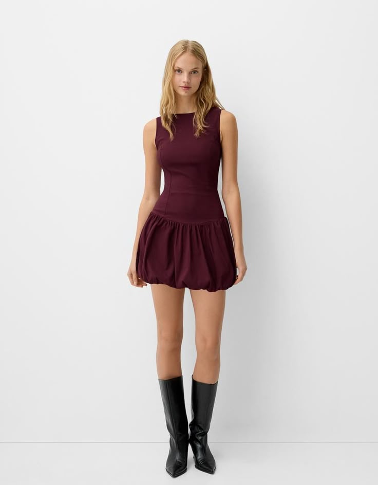 [X5] BALLON MINI DRESS