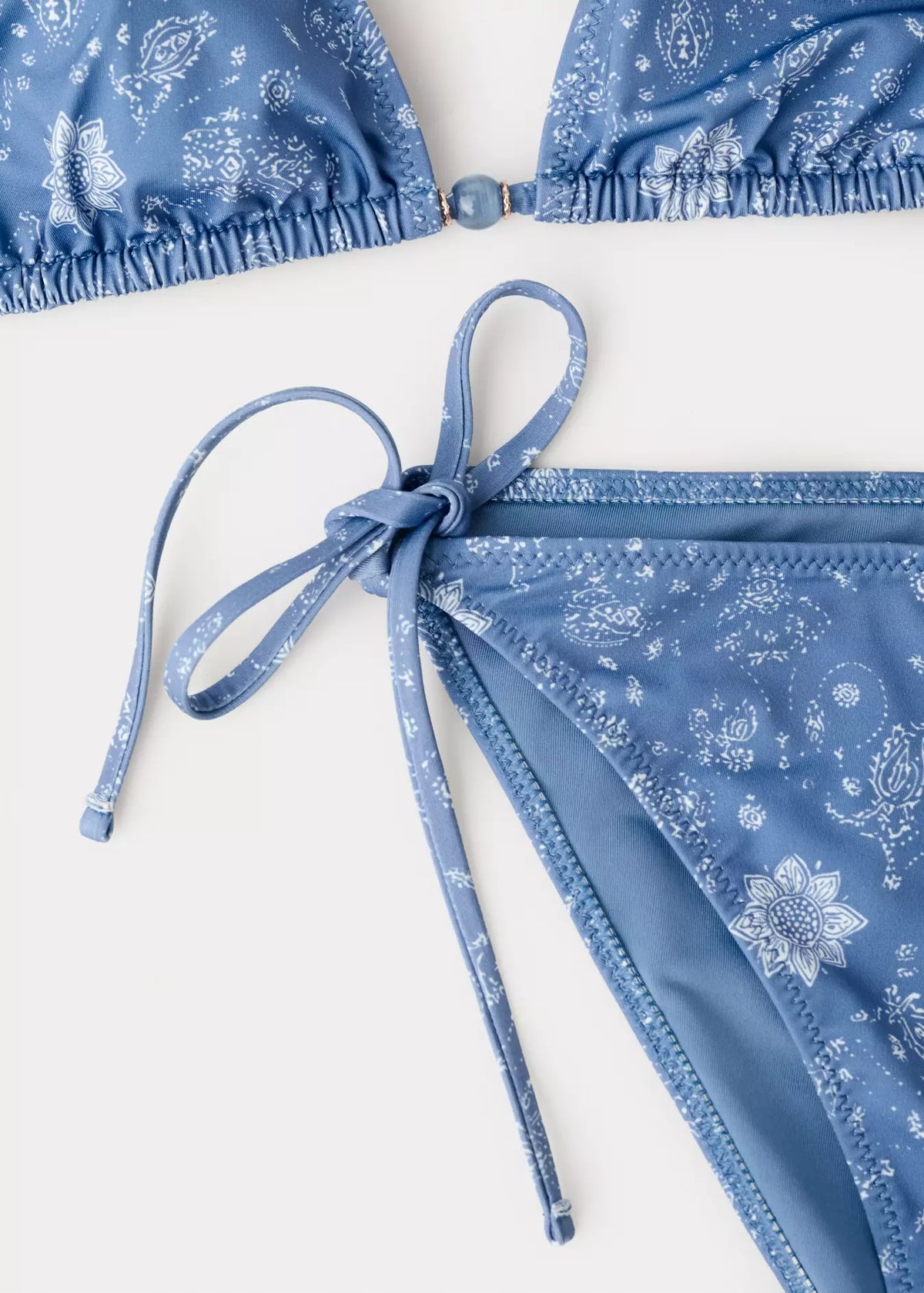 Tropical Print Bikini Set – Flattering Cut, view 3 of 4