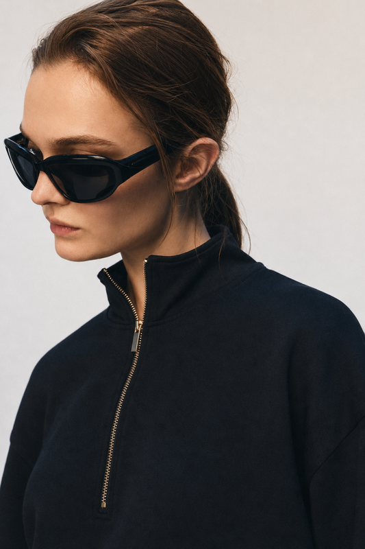 ZIP-UP ZA SWEATSHIRT