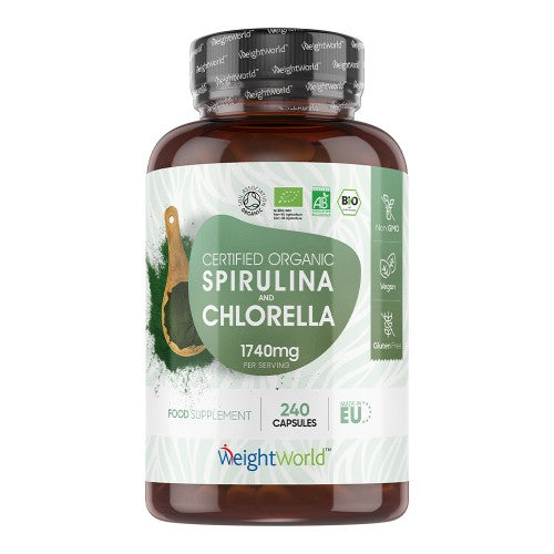 Organic spirulina chlorella