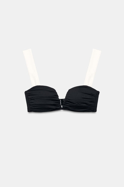CONTRAST STRAP BIKINI